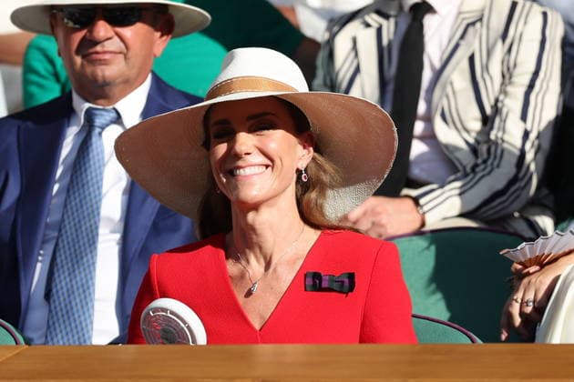 . 11 07 2026. London, United Kingdom. Kate Middleton, the Princess of Wales , in the Royal Box for the Ladies Singles Final , on day thirteen of the Wimbledon Tennis Championships in London.  xStephenxLockx xi-Imagesx IIM-26899-0123