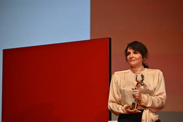 The final day of the 60th Karlovy Vary International Film Festival, on July 11, 2026. French actress Juliette Binoche received the Crystal Globe for outstanding artistic contribution to world cinema at the Karlovy Vary Film Festival. (CTKxPhoto KaterinaxSulova) CTKPhotoP2026071104711  CTKPhotoP2026071104711