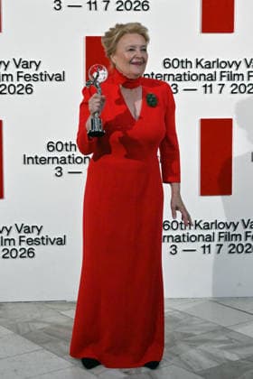 The final day of the 60th Karlovy Vary International Film Festival, on July 11, 2026. Slovak actress and diplomat Magda Vasaryova received Festival President s Award at the event s closing ceremony. (CTKxPhoto SlavomirxKubes) CTKPhotoP2026071105031  CTKPhotoP2026071105031