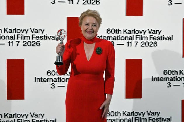 The final day of the 60th Karlovy Vary International Film Festival, on July 11, 2026. Slovak actress and diplomat Magda Vasaryova received Festival President s Award at the event s closing ceremony. (CTKxPhoto SlavomirxKubes) CTKPhotoP2026071105034  CTKPhotoP2026071105034