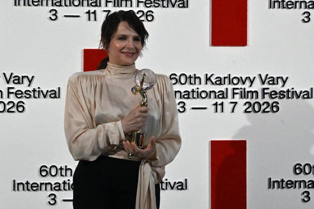 The final day of the 60th Karlovy Vary International Film Festival, on July 11, 2026. French actress Juliette Binoche received the Crystal Globe for outstanding artistic contribution to world cinema at the Karlovy Vary Film Festival. (CTKxPhoto SlavomirxKubes) CTKPhotoP2026071105075  CTKPhotoP2026071105075