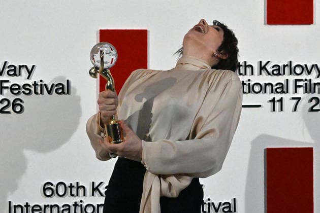 The final day of the 60th Karlovy Vary International Film Festival, on July 11, 2026. French actress Juliette Binoche received the Crystal Globe for outstanding artistic contribution to world cinema at the Karlovy Vary Film Festival. (CTKxPhoto SlavomirxKubes) CTKPhotoP2026071105076  CTKPhotoP2026071105076