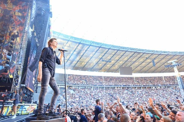11.07.2026, Die Toten Hosen, Sänger Campino, im Konzert live im Olympiastadion, Berlin, Abschiedstour ãTrink aus wir, müssen gehenÒ live, bgl, Andreas Frege, Berlin *** July 11, 2026, Die Toten Hosen, singer Campino, live in concert at the Olympic Stadium, Berlin, farewell tour Let’s drink up, we have to go, live, bgl, Andreas Frege, Berlin