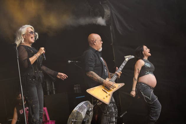 11.07.2026, Locarno, Piazza Grande, Moon and Stars 2026 Locarno: Kim Wilde, Kim Wilde (lead vocals), Ricky Wilde (keyboards, guitar, backing vocals) and Scarlett Wilde (backing vocals) Locarno Piazza Grande Ticino Switzerland *** July 11, 2026, Locarno, Piazza Grande, Moon and Stars 2026 Locarno: Kim Wilde (lead vocals), Ricky Wilde (keyboards, guitar, backing vocals), and Scarlett Wilde (backing vocals); Locarno, Piazza Grande, Ticino, Switzerland Copyright: xJustPictures.ch FrancescoxMinghettix 1079644975st