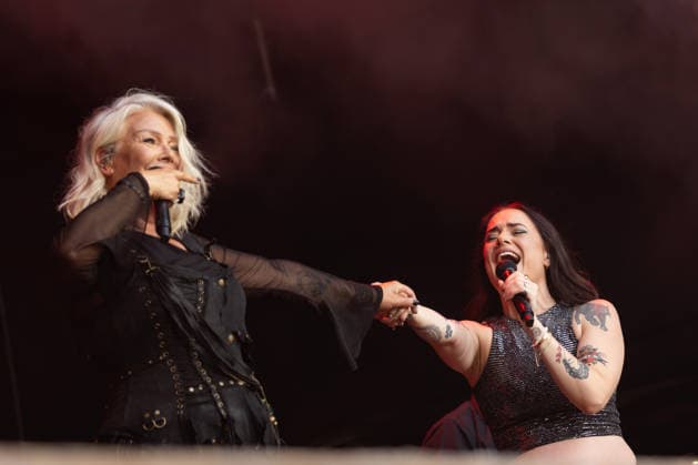 11.07.2026, Locarno, Piazza Grande, Moon and Stars 2026 Locarno: Kim Wilde, Kim Wilde (lead vocals) and Scarlett Wilde (backing vocals) Locarno Piazza Grande Ticino Switzerland *** July 11, 2026, Locarno, Piazza Grande, Moon and Stars 2026 Locarno Kim Wilde, Kim Wilde on lead vocals and Scarlett Wilde on backing vocals, Locarno Piazza Grande, Ticino, Switzerland Copyright: xJustPictures.ch FrancescoxMinghettix 1079645746st
