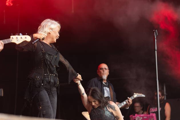 11.07.2026, Locarno, Piazza Grande, Moon and Stars 2026 Locarno: Kim Wilde, Kim Wilde (lead vocals) and Scarlett Wilde (backing vocals) Locarno Piazza Grande Ticino Switzerland *** July 11, 2026, Locarno, Piazza Grande, Moon and Stars 2026 Locarno Kim Wilde, Kim Wilde on lead vocals and Scarlett Wilde on backing vocals, Locarno Piazza Grande, Ticino, Switzerland Copyright: xJustPictures.ch FrancescoxMinghettix 1079645928st