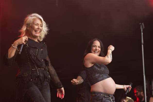 11.07.2026, Locarno, Piazza Grande, Moon and Stars 2026 Locarno: Kim Wilde, Kim Wilde (lead vocals) and Scarlett Wilde (backing vocals) Locarno Piazza Grande Ticino Switzerland *** July 11, 2026, Locarno, Piazza Grande, Moon and Stars 2026 Locarno Kim Wilde, Kim Wilde on lead vocals and Scarlett Wilde on backing vocals, Locarno Piazza Grande, Ticino, Switzerland Copyright: xJustPictures.ch FrancescoxMinghettix 1079645931st