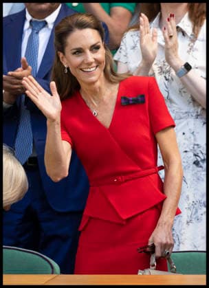 . 11 07 2026. London, United Kingdom. Kate Middleton, the Princess of Wales ,arriving in the Royal Box for the Ladies Singles Final on day thirteen of the Wimbledon Tennis Championships in London.  xStephenxLockx xi-Imagesx IIM-26899-0163