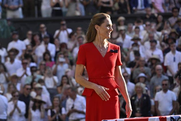 Tennis - Wimbledon 2026 - ITF - The Championships - 11 07 2026 - Tennis - Wimbledon 2026 - ITF - The Championships - 11 07 2026 - Kate Princesse de Galles Remise du trophy London  Copyright: xChryslenexCaillaud Psnewzx