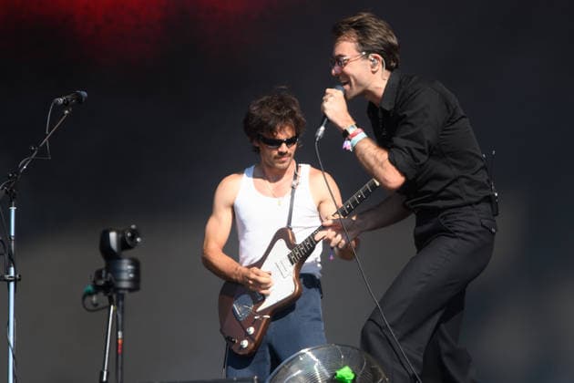The Vaccines Perform at BST Hyde Park, London, UK - Sat 11 Jul 2026 Guitarist Timothy Lanham and lead singer Justin Hayward-Young of English indie rock band The Vaccines performs on the Great Oak Stage at BST Hyde Park Festival in Hyde Park in London, England, UK on Saturday 11 July 2026., Credit:Justin Ng Avalon UK, England, London, Hyde Park  Copyright: xJustinxNgx xAvalonx 1115985518