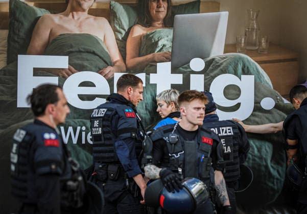 July 11, 2026, Berlin, Berlin, Germany: Berlin police detain several demonstrators during an anti-war protest against Rheinmetall and the German arms industry in Berlin, Germany, on July 11, 2026. Officers moved in to arrest multiple protesters after the demonstration, with several participants being physically restrained during the police operation. Berlin Germany - ZUMAa268 20260711_zip_a268_018 Copyright: xAbdelrahmanxAlkahloutx