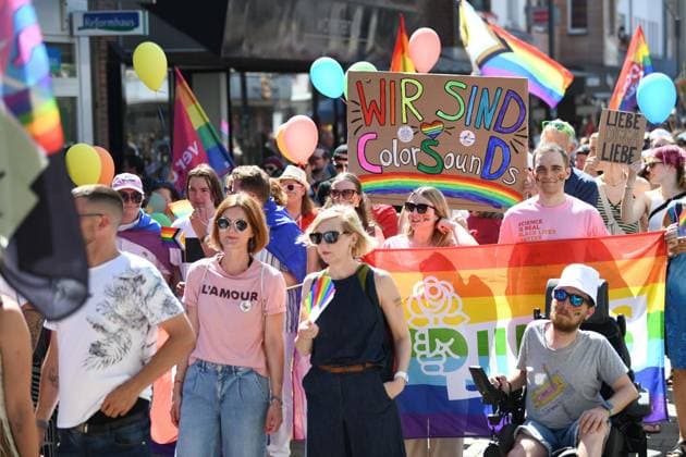 Erster CSD in Wesel unter dem Motto Nie wieder still ** NUR FÜR REDAKTIONELLE ZWECKE ** EDITORIAL USE ONLY **<p>Erster CSD in Wesel unter dem Motto Nie wieder still, am Samstag, 11.07.2026 in Wesel. Der Zug führt vom Großen Markt bis zum Berliner Tor, Deutschland NRW Wesel Copyright: MarkusxJoosten *** First CSD in Wesel under the slogan Never Silent Again ** FOR EDITORIAL USE ONLY ** EDITORIAL USE ONLY ** p First CSD in Wesel under the motto Never Silent Again, on Saturday, July 11, 2026, in Wesel. The parade will proceed from the Großer Markt to the Berliner Tor, Germany, North Rhine-Westphalia, Wesel. Copyright MarkusxJoosten Copyright: MarkusxJoosten doc86oatte4rahil098gkz ,EDITORIAL USE ONLY