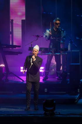 11.07.2026, Pet Shop Boys, im Konzert live in der Waldbühne Berlin, DREAMWORLD The Greatest Hits Tour, Sänger Neil Tennant, Keyboard Chris Lowe, Berlin Germany *** July 11, 2026, Pet Shop Boys, live in concert at the Waldbühne Berlin, DREAMWORLD The Greatest Hits Tour, singer Neil Tennant, keyboardist Chris Lowe, Berlin, Germany