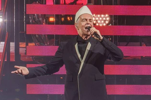 11.07.2026, Pet Shop Boys, im Konzert live in der Waldbühne Berlin, DREAMWORLD The Greatest Hits Tour, Sänger Neil Tennant, Keyboard Chris Lowe, Berlin Germany *** July 11, 2026, Pet Shop Boys, live in concert at the Waldbühne Berlin, DREAMWORLD The Greatest Hits Tour, singer Neil Tennant, keyboardist Chris Lowe, Berlin, Germany