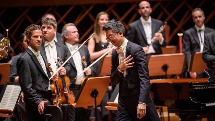 Bochum: Abschiedskonzert Tung-Chieh Chuang ** NUR FÜR REDAKTIONELLE ZWECKE ** EDITORIAL USE ONLY **<p>Abschiedskonzert von Generalmusikdirektor Tung-Chieh Chuang mit den Bochumer Symphonikern am Samstag, den 11. Juli 2026, im Anneliese-Brost-Musikforum in Bochum. Deutschland NRW Bochum Copyright: UwexErnst *** Bochum Farewell Concert for Tung Chieh Chuang ** FOR EDITORIAL USE ONLY ** EDITORIAL USE ONLY ** p Farewell concert by General Music Director Tung Chieh Chuang with the Bochum Symphony Orchestra on Saturday, July 11, 2026, at the Anneliese Brost Musikforum in Bochum, Germany, North Rhine-Westphalia, Bochum. Copyright UwexErnst Copyright: UwexErnst doc86obcch3g8l45p3xgf8 ,EDITORIAL USE ONLY