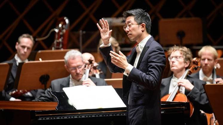 Bochum: Abschiedskonzert Tung-Chieh Chuang ** NUR FÜR REDAKTIONELLE ZWECKE ** EDITORIAL USE ONLY **<p>Abschiedskonzert von Generalmusikdirektor Tung-Chieh Chuang mit den Bochumer Symphonikern am Samstag, den 11. Juli 2026, im Anneliese-Brost-Musikforum in Bochum. Deutschland NRW Bochum Copyright: UwexErnst *** Bochum Farewell Concert for Tung Chieh Chuang ** FOR EDITORIAL USE ONLY ** EDITORIAL USE ONLY ** p Farewell concert by Principal Conductor Tung Chieh Chuang with the Bochum Symphony Orchestra on Saturday, July 11, 2026, at the Anneliese Brost Musikforum in Bochum, Germany (North Rhine-Westphalia), Bochum. Copyright UwexErnst Copyright: UwexErnst doc86obcc3dva8mdme4ud2 ,EDITORIAL USE ONLY