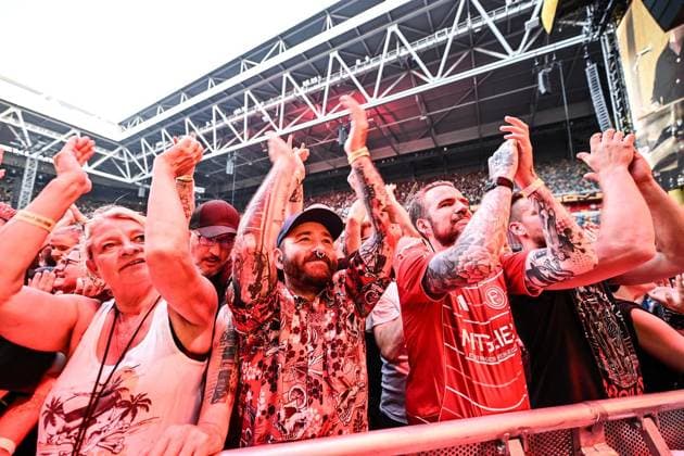 Konzert Broilers in Düsseldorf. ** NUR FÜR REDAKTIONELLE ZWECKE ** EDITORIAL USE ONLY **<p>Die Broilers treten am Samstag, 11. Juli 2026 in der Merkur Spiel Arena in Düsseldorf auf. Deutschland NRW Düsseldorf Copyright: VladimirxWegener