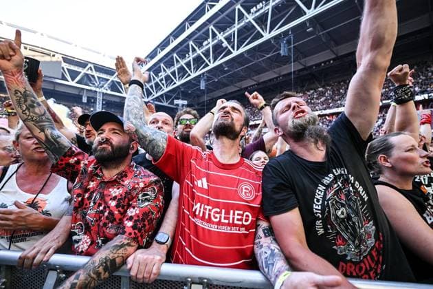 Konzert Broilers in Düsseldorf. ** NUR FÜR REDAKTIONELLE ZWECKE ** EDITORIAL USE ONLY **<p>Die Broilers treten am Samstag, 11. Juli 2026 in der Merkur Spiel Arena in Düsseldorf auf. Deutschland NRW Düsseldorf Copyright: VladimirxWegener