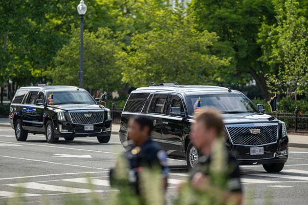 July 11, 2026, Washington, District Of Columbia, United States: U.S. President DONALD TRUMP returns to the White House after spending the day at Trump National Golf Club. Washington United States  - ZUMAk206 20260711_znp_k206_003 Copyright: xMattxKaminskyx