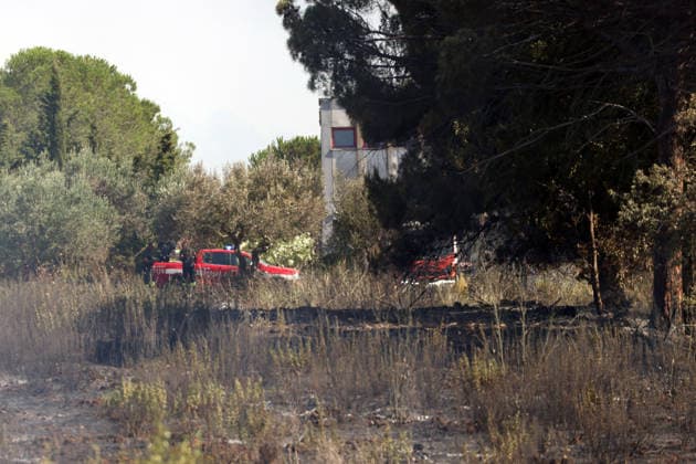 Wildfires continue on the Italian island of Sicily PALERMO, ITALY - JULY 11: Italian firefighters battle a wildfire that broke out in a maquis-shrubland area near the Partinico municipality of Palermo in Sicily, Italy on July 11, 2026. Firefighting teams intervened with ground crews, water-discharging aircraft, and helicopters to bring the blaze under control. Alberto Lo Bianco Anadolu Sicily Italy. Editorial use only. Please get in touch for any other usage.  Copyright: x2026xAnadoluxAlbertoxLoxBiancox