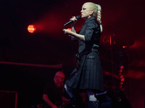 Garbage at The Castle Concerts 2026 in Edinburgh, UK - 11 Jul. Shirley Manson seen performing live on stage at Edinburgh Castle. Edinburgh United Kingdom Copyright: xStuartxWestwoodx xSOPAxImagesx SWESTWOOD14