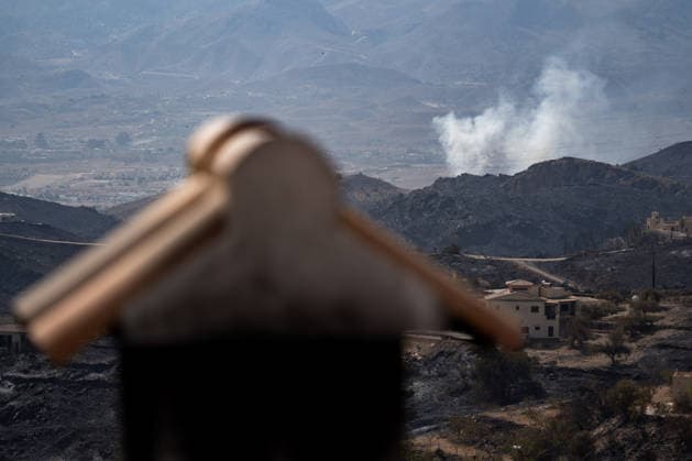 At least 12 dead in Los Gallardos wildfire in Almería, southern Spain - 11 Jul 2026 A column of smoke rises over Almería province. The Los Gallardos wildfire in Almería, Spain, has left 12 people dead, 7 people missing, and more than 6,000 hectares burned. On the ground, around 540 personnel deployed by the Spanish Government are involved in the response, including members of the Civil Guard, Civil Protection, and the Military Emergency Unit (UME). Los Gallardos Spain Copyright: xFrancisxGonzalezx xSOPAxImagesx INCENDIO-ALMERIA-20260711-FRANCIS-030