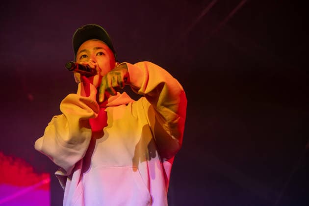 Pohoda festival day 4 in Trencin, Slovakia - 11 Jul 2026 Japanese rapper Yuki Chiba performs live on the stage during last day of the Pohoda Festival 2026 at Airport Trencin. Pohoda festival the biggest open-air summer music festival in Slovakia, celebrates 30th anniversary. Trencin Slovakia Copyright: xTomasxTkacikx xSOPAxImagesx 20260711-Pohoda-day4-9