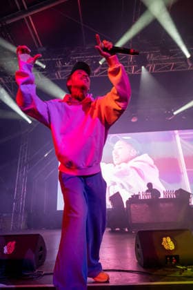 Pohoda festival day 4 in Trencin, Slovakia - 11 Jul 2026 Japanese rapper Yuki Chiba performs live on the stage during last day of the Pohoda Festival 2026 at Airport Trencin. Pohoda festival the biggest open-air summer music festival in Slovakia, celebrates 30th anniversary. Trencin Slovakia Copyright: xTomasxTkacikx xSOPAxImagesx 20260711-Pohoda-day4-13