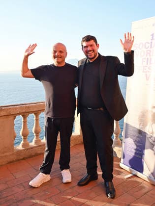 Peppe Iodice invited to the 2026 Social Film Festival in Vico Equense, Italy - 11 Jul. Peppe Iodice and Giuseppe Alessio Nuzzo attends at the 2026 Social Film Festival in Vico Equense. Vico Equense Italy Copyright: xAntoninoxD’Espositox xSOPAxImagesx DSC_7266