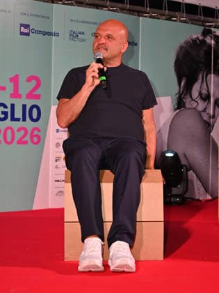 Peppe Iodice invited to the 2026 Social Film Festival in Vico Equense, Italy - 11 Jul. Peppe Iodice attends at the 2026 Social Film Festival in Vico Equense. Vico Equense Italy Copyright: xAntoninoxD’Espositox xSOPAxImagesx DSC_7655