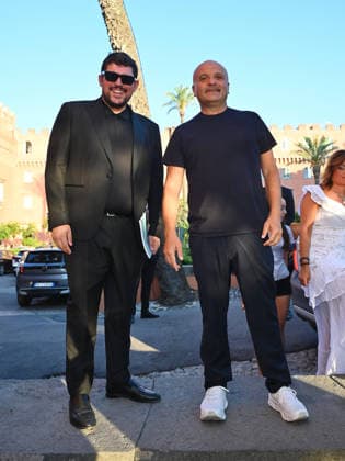 Peppe Iodice invited to the 2026 Social Film Festival in Vico Equense, Italy - 11 Jul. Peppe Iodice and Giuseppe Alessio Nuzzo attend at the 2026 Social Film Festival in Vico Equense. Vico Equense Italy Copyright: xAntoninoxD’Espositox xSOPAxImagesx DSC_7137