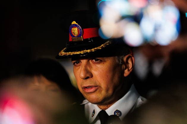 July 11, 2026, Toronto, On, Canada: Toronto Police Deputy Chief Frank Barredo addresses the media after a shooting at the Salsa on St. Clair event in Toronto, on Saturday, July 11, 2026. Toronto Canada  - ZUMAc35_ 20260711_zaf_c35_061 Copyright: xKeitoxNewmanx