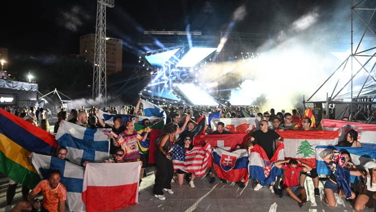 Croatia, Split, July 26, 2011. The 12th edition of the Ultra Europe festival, held from July 10 to 12 at Park Mladezi. Pictured: the second night of the festival. Photo: Tom Dubravec CROPIX Split CROATIA Copyright: xxTomxDubravecx td_ultra_festival5-110726