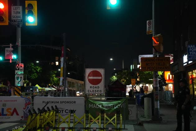 2 killed, 5 wounded in Toronto street festival shooting TORONTO, CANADA - JULY 11 : Toronto Police stand guard on St. Clair Avenue West near Arlington Avenue in Toronto, Ontario, Canada on July 11, 2026. Two people were killed and five wounded in a shooting near Canada s largest Latin street festival Saturday, according to police, who urged the public to avoid the area as officers continued their investigation. Mert Alper Dervis Anadolu Ontario Canada. Editorial use only. Please get in touch for any other usage.  Copyright: x2026xAnadoluxMertxAlperxDervÄ±Åüx
