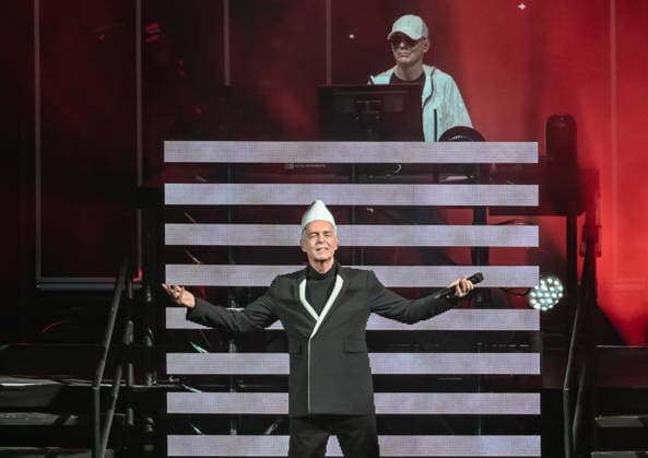 Berlin Entertaiment, Pet Shop Boys Dreamworld The Greatest Hits Live Tour 11.07.2026, Entertainment, v.l. Pet Shop Boys Dreamworld The Greatest Hits Live v.l. Die Pet Shop Boys treten im Rahmen ihrer Dreamworld The Greatest Hits Live-Tour 2026 in der Waldbühne Berlin auf. *** Berlin Entertainment, Pet Shop Boys: Dreamworld—The Greatest Hits Live Tour, July 11, 2026, Entertainment, v l Pet Shop Boys: Dreamworld—The Greatest Hits Live v l The Pet Shop Boys will perform at the Waldbühne Berlin as part of their 2026 Dreamworld—The Greatest Hits Live Tour Copyright: xLakomskix Eibner-Pressefotox EP_dli