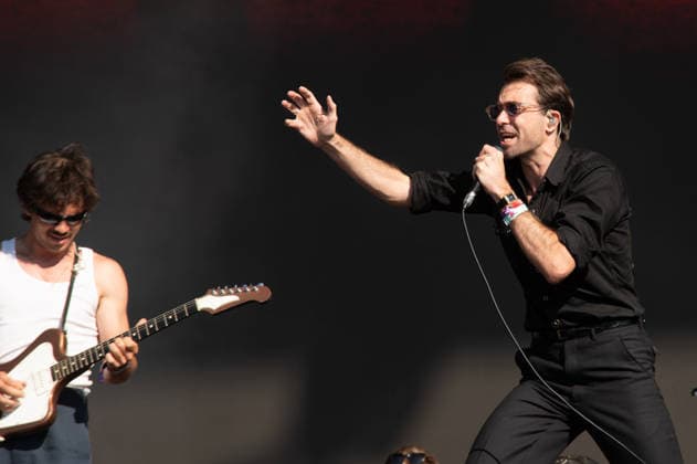 IPA86617580 - London: The Vaccines perform live at the BST Festival in Hyde Park. Pictured: Justin Young  Copyright: xCRISTINAxMASSEIx xx 86617580
