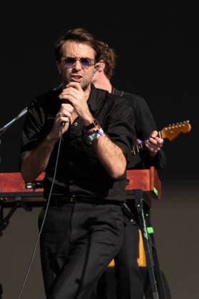 IPA86617581 - London: The Vaccines perform live at the BST Festival in Hyde Park. Pictured: Justin Young  Copyright: xCRISTINAxMASSEIx xx 86617581