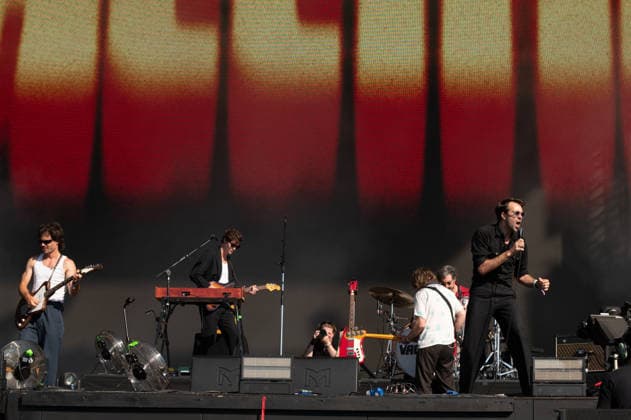 IPA86617608 - London: The Vaccines perform live at the BST Festival in Hyde Park. Pictured: Justin Young  Copyright: xCRISTINAxMASSEIx xx 86617608