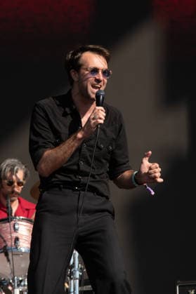IPA86617621 - London: The Vaccines perform live at the BST Festival in Hyde Park. Pictured: Justin Young  Copyright: xCRISTINAxMASSEIx xx 86617621