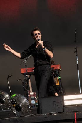 IPA86617694 - London: The Vaccines perform live at the BST Festival in Hyde Park. Pictured: Justin Young  Copyright: xCRISTINAxMASSEIx xx 86617694