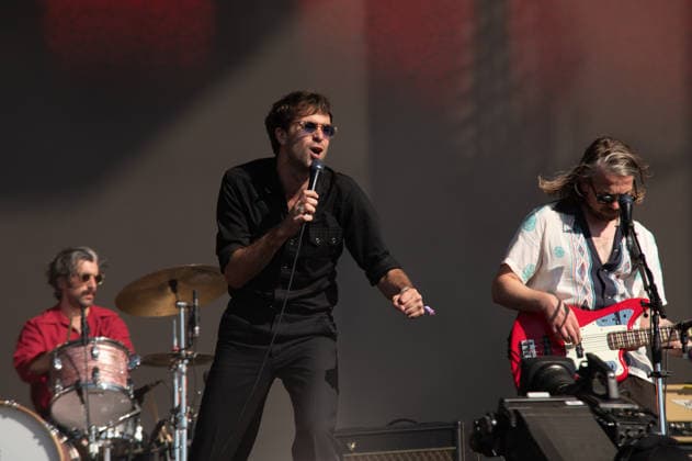 IPA86617714 - London: The Vaccines perform live at the BST Festival in Hyde Park. Pictured: Justin Young  Copyright: xCRISTINAxMASSEIx xx 86617714