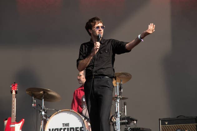 IPA86617758 - London: The Vaccines perform live at the BST Festival in Hyde Park. Pictured: Justin Young  Copyright: xCRISTINAxMASSEIx xx 86617758