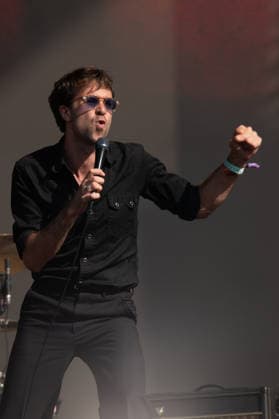 IPA86617717 - London: The Vaccines perform live at the BST Festival in Hyde Park. Pictured: Justin Young  Copyright: xCRISTINAxMASSEIx xx 86617717