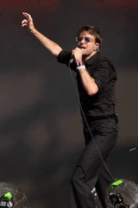 IPA86617721 - London: The Vaccines perform live at the BST Festival in Hyde Park. Pictured: Justin Young  Copyright: xCRISTINAxMASSEIx xx 86617721