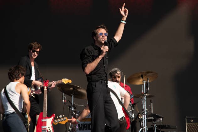 IPA86617656 - London: The Vaccines perform live at the BST Festival in Hyde Park. Pictured: Justin Young  Copyright: xCRISTINAxMASSEIx xx 86617656