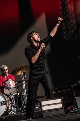 IPA86617738 - London: The Vaccines perform live at the BST Festival in Hyde Park. Pictured: Justin Young  Copyright: xCRISTINAxMASSEIx xx 86617738