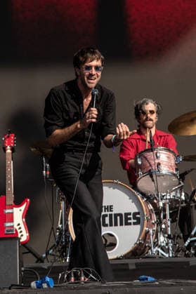 IPA86617743 - London: The Vaccines perform live at the BST Festival in Hyde Park. Pictured: Justin Young  Copyright: xCRISTINAxMASSEIx xx 86617743