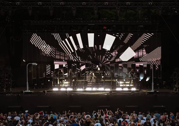 11.07.2026, xlakx, Entertainment, Pet Shop Boys Dreamworld The Greatest Hits Live v.l. Die Pet Shop Boys treten im Rahmen ihrer Dreamworld The Greatest Hits Live-Tour 2026 in der Waldbühne Berlin auf. Berlin *** July 11, 2026, xlakx, Entertainment, Pet Shop Boys: Dreamworld—The Greatest Hits Live—The Pet Shop Boys will perform at the Waldbühne Berlin as part of their 2026 Dreamworld—The Greatest Hits Live Tour Berlin Daniel Lakomski