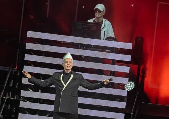 11.07.2026, xlakx, Entertainment, Pet Shop Boys Dreamworld The Greatest Hits Live v.l. Die Pet Shop Boys (Neil Tennant, Chris Lowe) treten im Rahmen ihrer Dreamworld The Greatest Hits Live-Tour 2026 in der Waldbühne Berlin auf. Berlin *** July 11, 2026, xlakx, Entertainment, Pet Shop Boys: Dreamworld—The Greatest Hits Live—The Pet Shop Boys, Neil Tennant and Chris Lowe, will perform at the Waldbühne in Berlin as part of their 2026 Dreamworld—The Greatest Hits Live Tour Berlin Daniel Lakomski