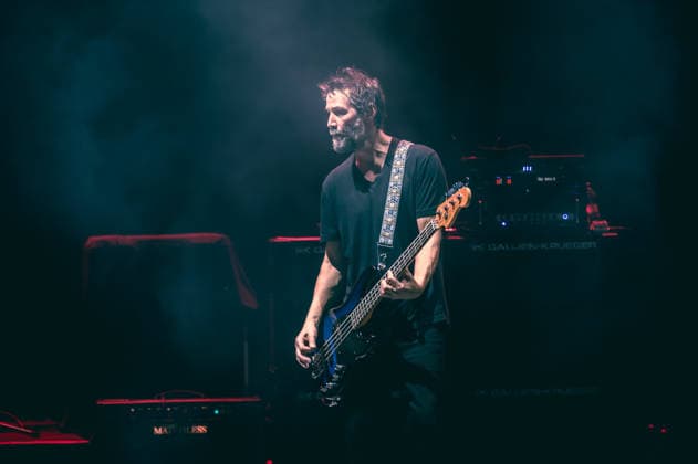 Music Concert - Dogstar - All In Now Tour 2026 Keanu Reeves play the bass during Dogstar - All In Now Tour 2026, Music Concert in Rome, Italy, July 11 2026 Rome Auditorium Parco della Musica Ennio Morricone Roma Italy Copyright: xTommasoxNotarangelox xLiveMediax LPM_2562572